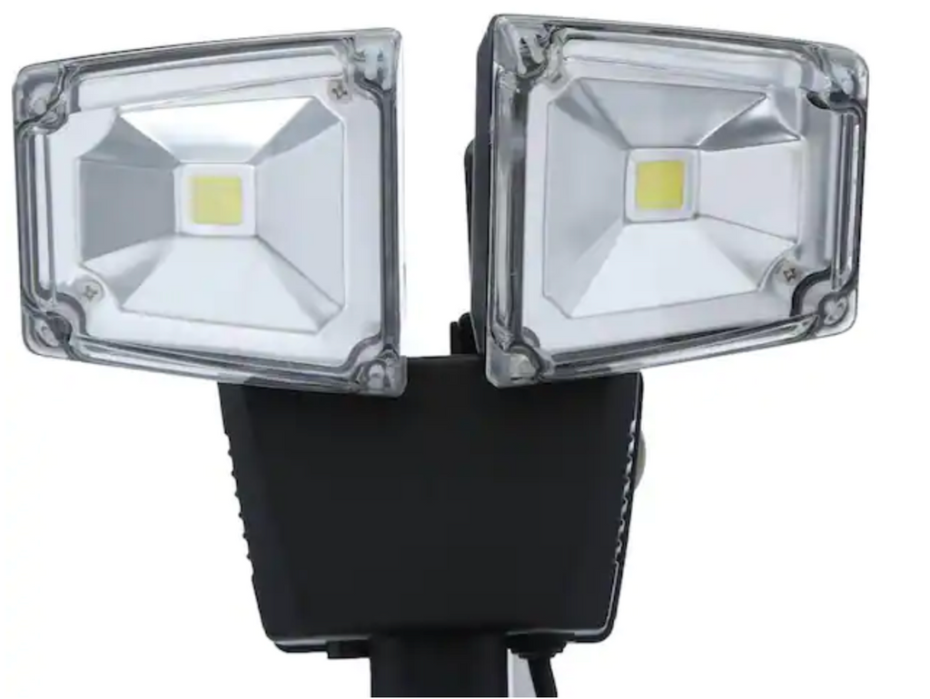 Dual Head Solar Motion Security Light by Nature Power Garden (22060)